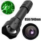 Infrared IR Torch 850nm/940nm LED Rechargeable Hunting Night Light Flashlight