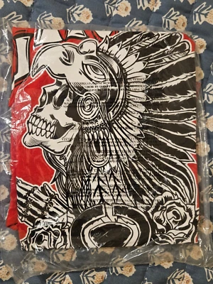 Camiseta Circa Camisa Calavera Azteca (Roja) Grande/Talla L Foto 1 de 3
