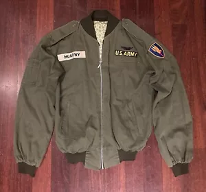 Authentic Vintage 1960s US Army Pilot Bomber Jacket, Vietnam War, MA1/L2-B Style - Picture 1 of 10