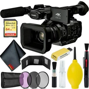 Panasonic AG-UX180 4K Premium Professional Camcorder Bundle w/ 64GB Memory Card - Picture 1 of 5