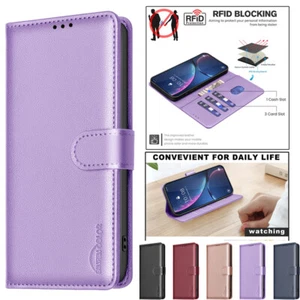 For Samsung A13 A23 A33 A53 A52 A12 Luxury Flip Leather Wallet Card Case Cover - Picture 1 of 26