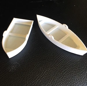 Wooden Row Boat (Table Top Gaming) - Picture 1 of 6