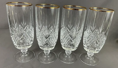 Cristal D' Arques Durand Cristal 7.5" FONTENAY Té Helado Agua Copa Vidrio Lote 4 Foto 1 de 4