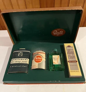 Vintage 1950's Rexall Gentleman's Set Lorie Briten Klenzo Pharmacy RX Display - Picture 1 of 11