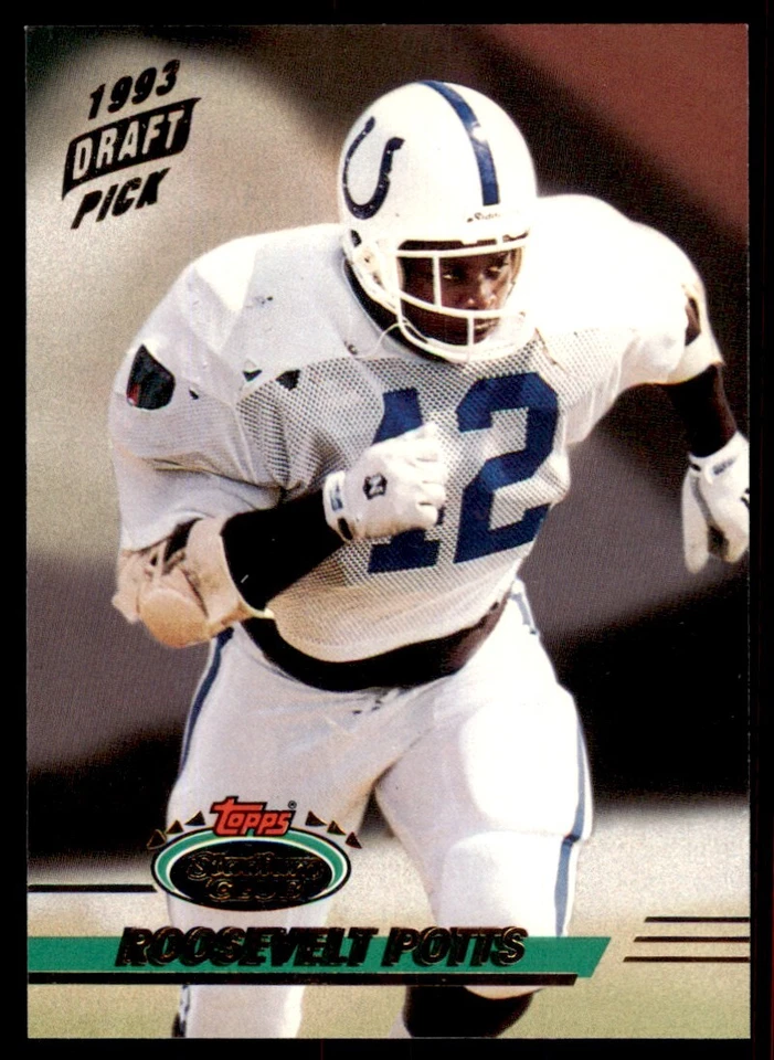 1993 STADIUM CLUB. ROOSEVELT POTTS INDIANAPOLIS COLTS #349 - Image 1 of 2