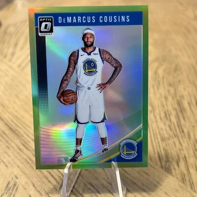 DEMARCUS COUSINS🏀COMO NUEVO #19/149 HOLO PRIZM VERDE LIMA🏀2018-19 DONRUSS OPTIC #42 Foto 1 de 2