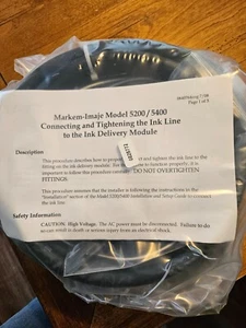 Markem Model 5200/5400  Ink Line to the Ink Delivery Module - Picture 1 of 1