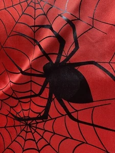 Silky Spider Web Design Spider-Man Style fabric 1.5m X 3.5m - Picture 1 of 4