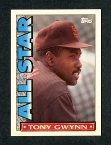 #39 Tony Gwynn 1990 Topps TV GLOSSY All-Stars Limited Edition Baseball Card - Picture 1 of 2