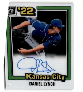 2022 Donruss Optic Retro 1981 Firmas #11 Daniel Lynch Casi Nuevo-Como Nuevo Nuevo Motor Ro ID: 47823 - Imagen 1 de 2