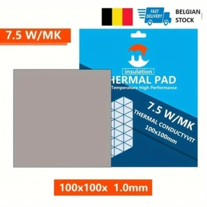 MJ High Performance 7.5W/mK Wärmeleitpad (100 x 100 x 1,0 mm) ThermalPad - Photo 1/5