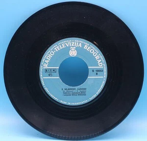 Toplica Ranisavljevic - Tugu Prezirem & Miladost Ludost - 45 RPM - Imagen 1 de 4
