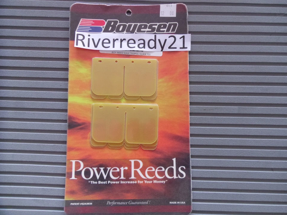  Kawasaki 750 800 Jet-Ski Reeds Boysen SX-SXI-SS-SXI-SXR-ZXI-STS Polaris 700 013 - Image 1 of 1