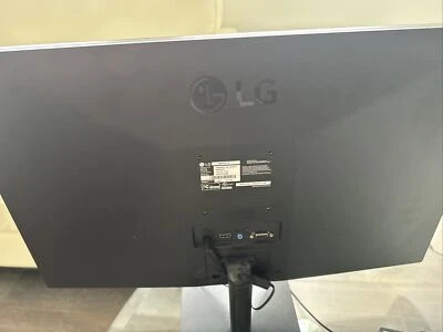 LG 22BK430H-B 22'' Full HD (1080p) Backlit LED LCD monitor Stand included GOOD - Image 1 of 2