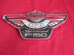 NOS OEM Harley Davidson Ford Supercharged F150 100 Year Emblem 2003 Left Hand - Picture 1 of 5