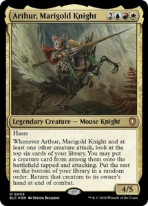 x1 Arthur, Marigold Knight - Foil M MTG Commander: Bloomburrow M/NM, Englisch - Bild 1 von 1