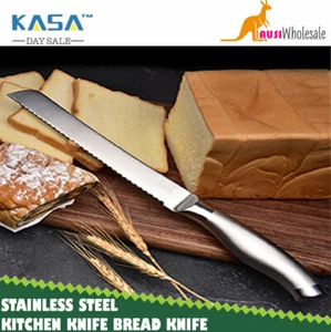 KASA Serrated Kitchen Bread Knife Hollow Handle Sharp Blade Stainless Steel - Picture 1 of 6