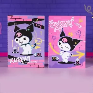Kuromi Graffiti - Heft A5 Liniert Original Sanrio Anime Manga Kawaii NEU - Bild 1 von 5