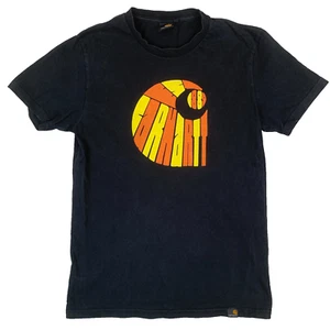 T-shirt Carhartt nera logo stampa grafica manica corta taglia uomo media M - Foto 1 di 15