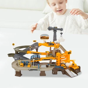 Modern Eisenbahnschiene Spielzeugauto Schienen-Spielset für Kinder ab 3 Jahren - Bild 1 von 15