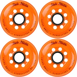 JUEGO DE 4 ruedas de patinaje de hockey en línea Labeda naranja adicción 76 mm - Imagen 1 de 1