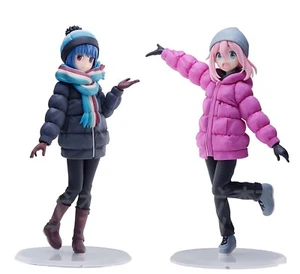 Figura Laid-Back Camp Yuru Camp △ Nadeshiko & Rin Shima 2 Tipos Set SEGA Japón - Imagen 1 de 1