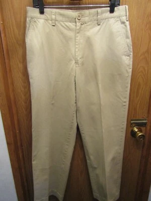 PANTALONES HOMBRE BOB TIMBERLAKE FRENTE PLANO 100% ALGODÓN BEIGE TALLA 33X29 Foto 1 de 4