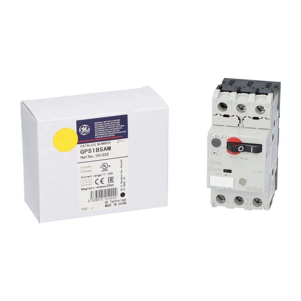 General Electric GPS1BSAM manual motor starter 101222 New NFP