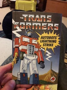 Transformers Autobots Lightning Strike Ladybird Book Series 853 1985 Vgc - Picture 1 of 4