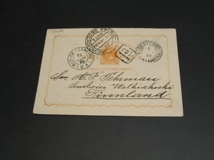 Brazil 1889 postal card to finland *35677 - Picture 1 of 2
