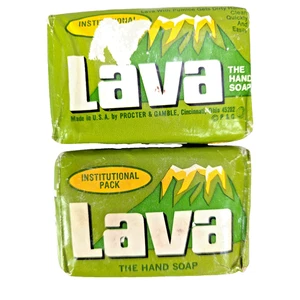 Procter Gamble Lava Hand Soap 2 Bars Pumice Institutional Pack 4oz Unopened - Picture 1 of 8