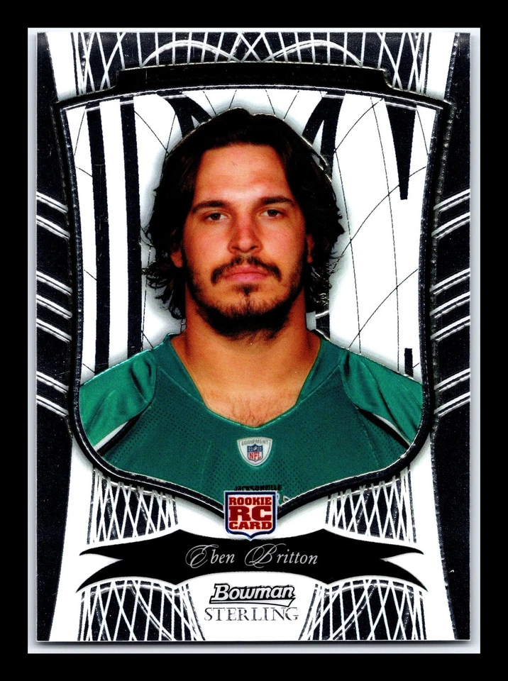 2009 Bowman Sterling #38 Eben Britton SN,RC #/799 Rookie - Image 1 of 2