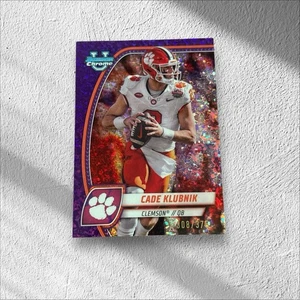 2024 Bowman Chrome University Cade Klubnik Purple Shimmer Refractor RC /375 - Picture 1 of 2