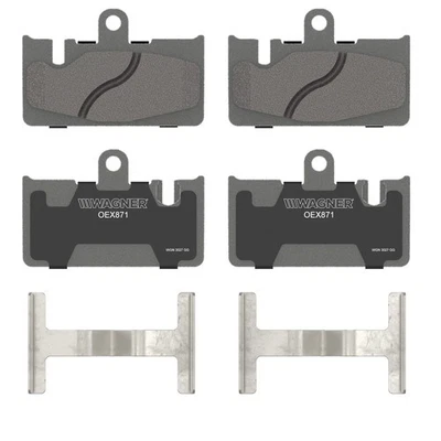 Комплект дисковых тормозных колодок Wagner Brake OEX871 для Lexus LS430 01–06 годов выпуска - Изображение 1 из 4