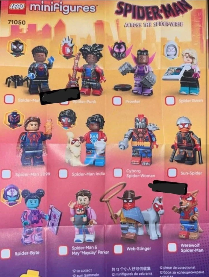 Lego Minifigures Spider-man across the Spider-verse série complète - Photo 1/1