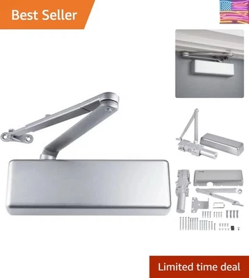 Cierre de puerta automático de alta resistencia - ajustable para puertas comerciales de 40-330 libras Foto 1 de 4