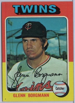 1975 Topps #127 Glenn Borgmann in EX Condition Twins - Image 1 of 2