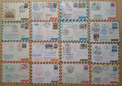 Ballonpost Pro Juventute Österr. Kinderdörfer 1954-1969, Tag der Fahne, N207 - Bild 1 von 2