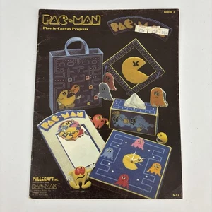 1980 Pac-Man Plastic Canvas Projects Pattern Book 6 RARE - Bild 1 von 5