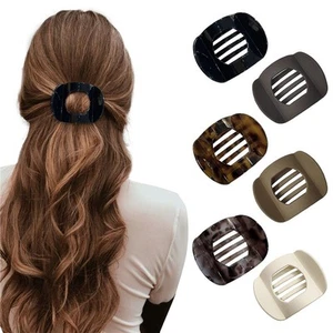 6PCS Duck Billed French Flat Hair Clips for Thick Thin Hair Lay Down Claw Clips. - Bild 1 von 7