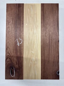 Purpleheart+ Poplar 3 Pcs Glued 21x 15x 1-7/8 Guitar body blank #73 - Picture 1 of 4