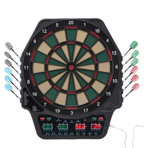 Dartscheibe Elektronisch Dartboard Dart Dartspiel 6 Dartpfeile 16 Spieler - Bild 1 von 1