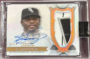 Parche de escritura dinástica automático Topps Dynasty Ken Griffey Jr 2024/10 - Imagen 1 de 2