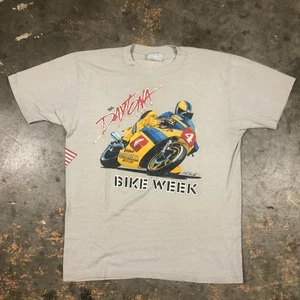 VINTAGE 80S DIRT SHIRTS BIKE WEEK DAYTONA 86 T SHIRT M/L USA MOTOCROSS SUZUKI - Bild 1 von 8
