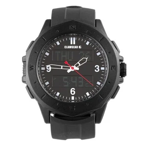 Claw Gear Orologio Dual Timer All Black Per Operatori Militari Con Bussola - Foto 1 di 6