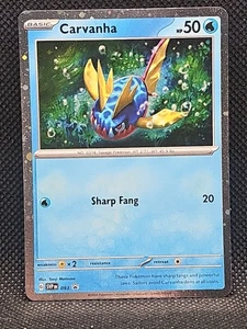 Carvanha SVP 093 Cosmos Holo Black Star Promo Pokemon TCG Near Mint Pokémon Card - Picture 1 of 2