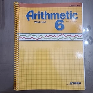 Abeka Arithmetic 6 Answer Key Fourth Edition - Picture 1 of 4