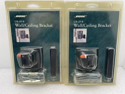 PAIR OF NEW BOSE UB-20 B WALL CEILING BRACKETS ACOUSTIMASS LIFESTYLE - Image 1 of 4