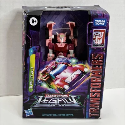 Transformers Generations Legacy Elita-1 Deluxe Class Action Figure Hasbro 2022 - Image 1 of 4