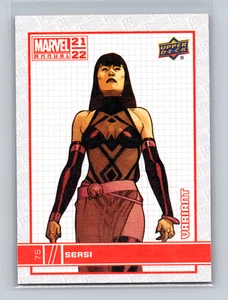 2021-22 Upper Deck Marvel Annual Canvas Variant SERSI #75 - Bild 1 von 2